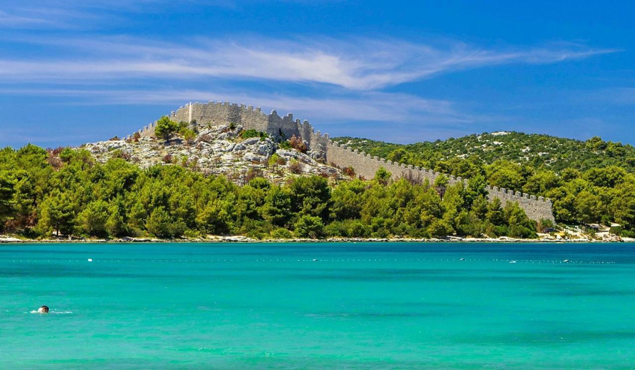 Open Sea Apartmani Grebastica Bagian luar foto